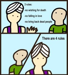There Are Four Rules Meme Template