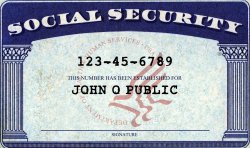 SSN Card Meme Template