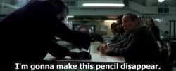 joker pencil disappear Meme Template