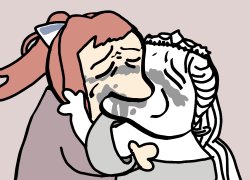 Monika x Princess Meme Template