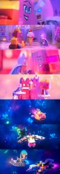 Queen Watevra Wa'Nabi and LEGO Batman Meme Template