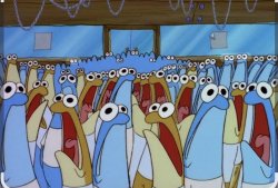 SpongeBob fish Meme Template