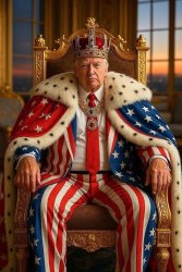 Kaiser Donald Trump  No Kings Meme Template