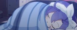Yuuka Sleeping Meme Template