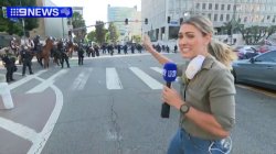 Reporter shot by police Meme Template