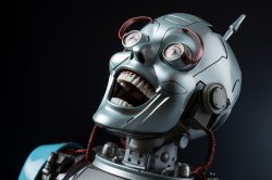 Laughing robot Meme Template