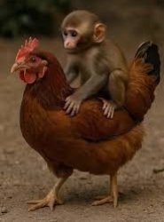 Chicken jockey Meme Template