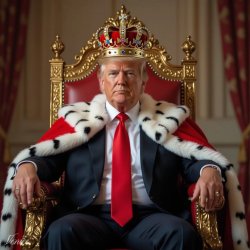 King Trump Meme Template