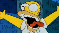 Crazy homer Meme Template