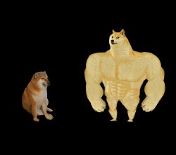 Perrito poderoso Meme Template
