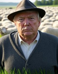 Donald Trump Shepherd Sheeple MAGA republican authoritarian Meme Template