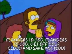 Flanders to God, Save My Todd. Meme Template