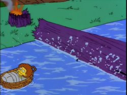Todd Flanders In The River Meme Template