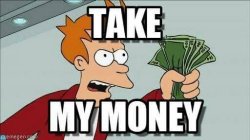 take my money Meme Template