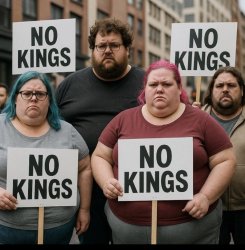 No kings Meme Template