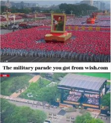 Temu Parade Meme Template