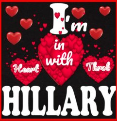 Hillary Heart Throb Meme Template