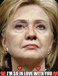 Hillary Heart Throb Meme Template