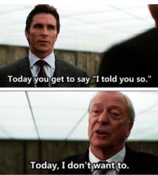 Dark knight I told you so Meme Template