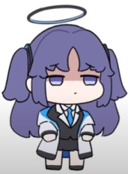 Yuuka Depressed/Sad/Tired Meme Template