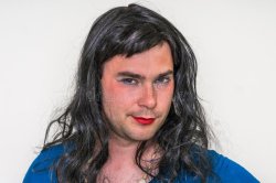 Man dressed as woman Meme Template