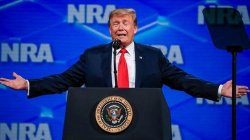 Trump arms out Meme Template