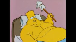 Bart Simpson rag on a stick Meme Template