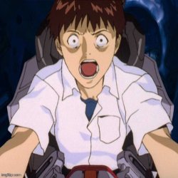 shinji screaming Meme Template