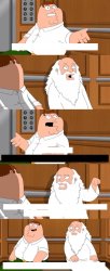 Family Guy Straight to Hell Textless Meme Template