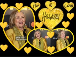 Hillary Heart Throb Meme Template