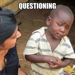 questioning Meme Template