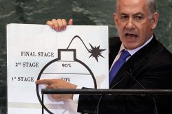 Netanyahu's Toy Bomb Meme Template