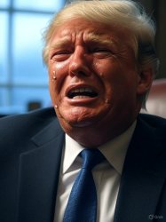 Trump crying Meme Template