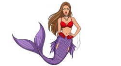 oleana mermaid Meme Template