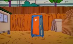 Simpsons Construction Site. Meme Template