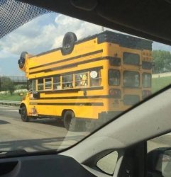 The Wheels on the Buss Go Round and Round Meme Template