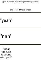 would they smash Meme Template