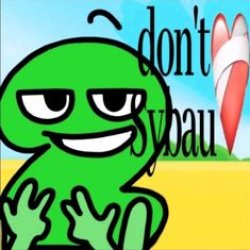Two don't sybau Meme Template