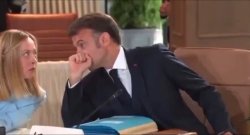 Macron the Meloni whisperer Meme Template