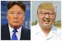 Donald Trump Kim Jong-Un authoritarian dictator oligarchy Meme Template