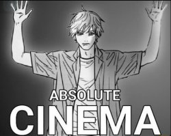 denji absolute cinema Meme Template