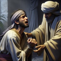 Jairus pleads with 30 year old prophet Jesus to heal his dying O Meme Template
