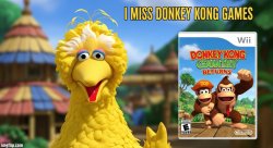 big bird misses donkey kong games Meme Template
