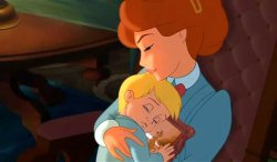 darling hugs her son Meme Template