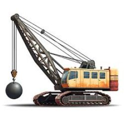 wrecking ball crane Meme Template