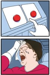 Two button crywalker Meme Template