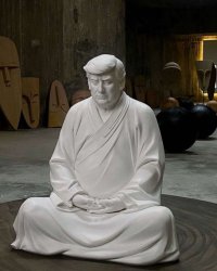 Trump Bodhisattva Meme Template