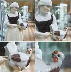 You Have to Wait Chicken Meme Template