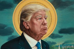 Trump Messiah Meme Template