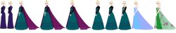 Elsa's Wardrobe Meme Template